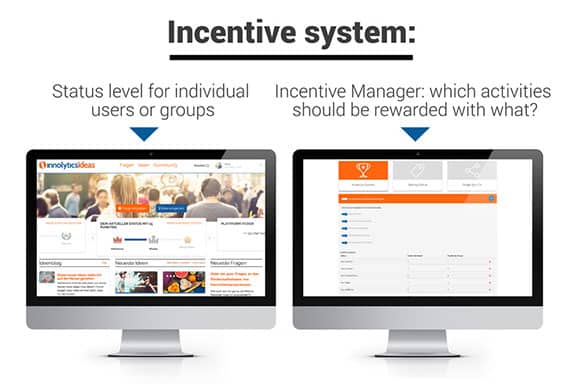 Innolytics idea management incentive system
